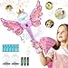 Hugeway Princess Bubble WandBubble Machine for Kids GirlsMusic Light Up Bubble BlowerBubble MakerOutdoor Party Birthday Bubble Toy for ToddlersGift for Girls Age 3 4 5 6 7 8 Years OldPink - Image 3