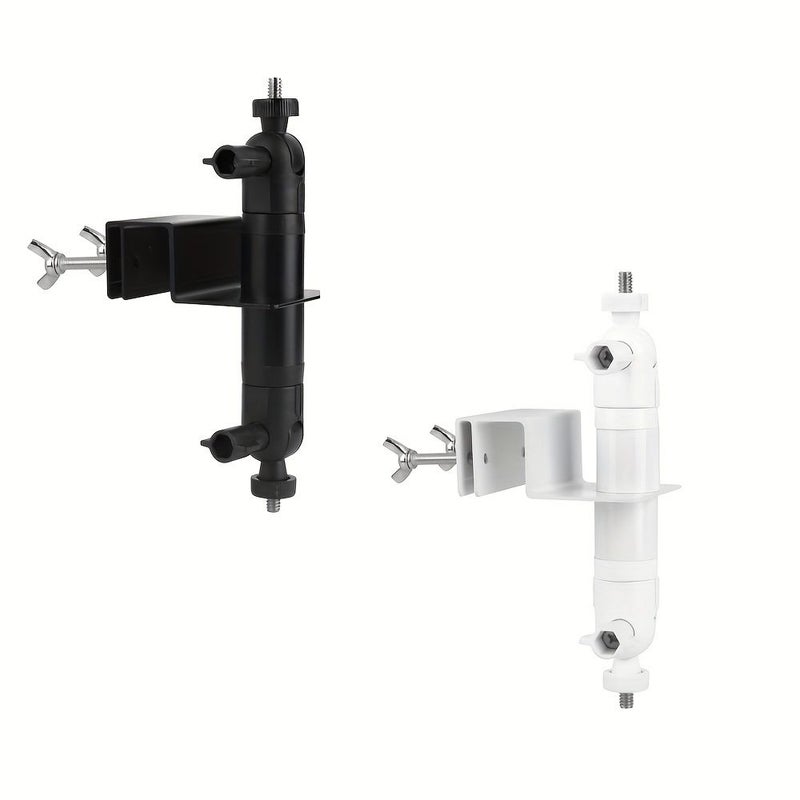 White No Drill Camera and Solar Panel Mount Compatible with Arlo Pro Eufy - Image 3