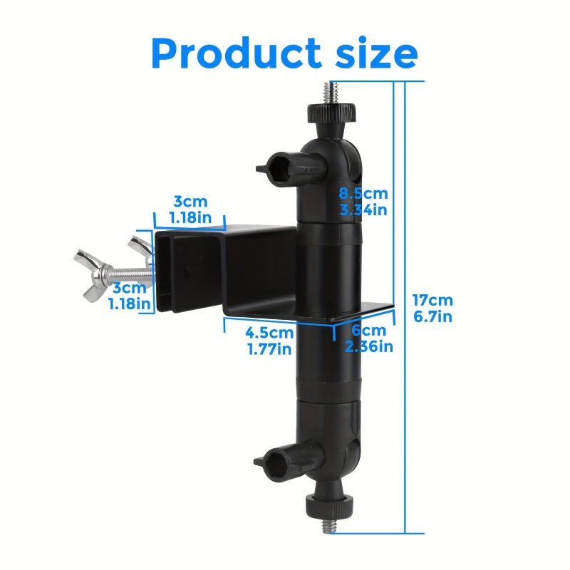 White No Drill Camera and Solar Panel Mount Compatible with Arlo Pro Eufy - Image 4