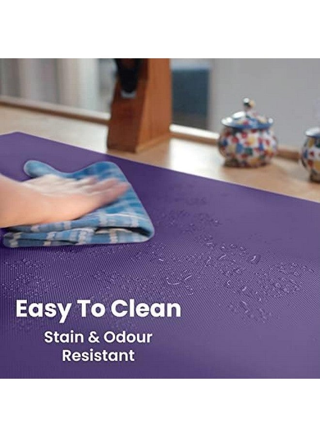 ElastPro (45cmX5m) Purple Food Grade EVA Anti Slip MatSheet for Fridge, Kitchen, Drawer, Shelf Liner, Table (Diamond Texture, Purple) - Image 5