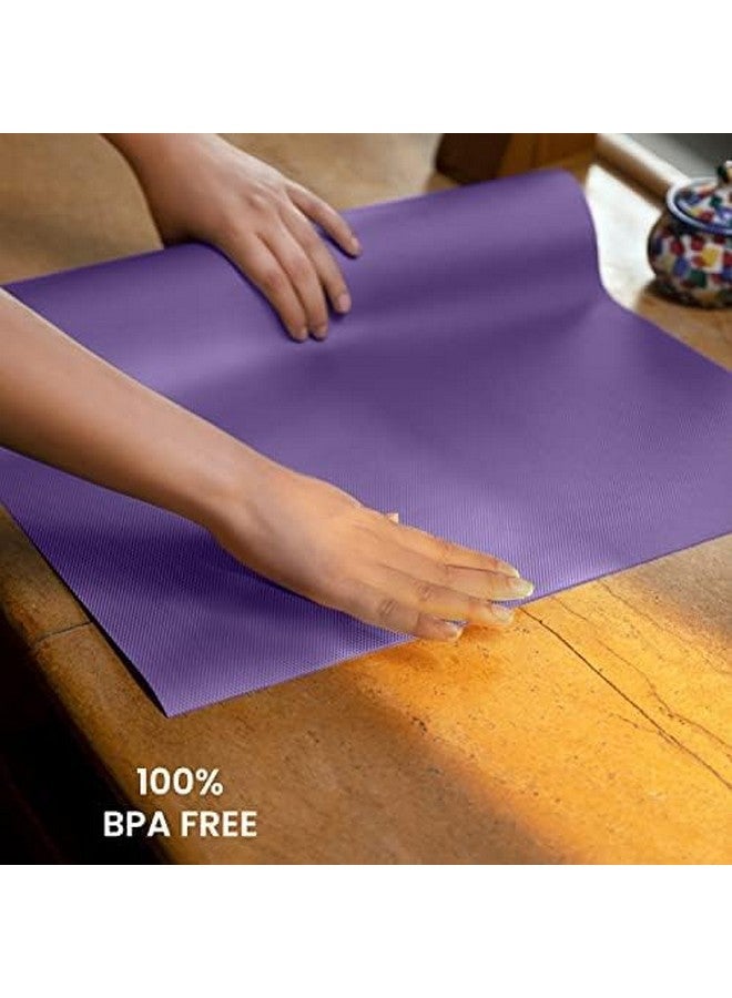 ElastPro (45cmX5m) Purple Food Grade EVA Anti Slip MatSheet for Fridge, Kitchen, Drawer, Shelf Liner, Table (Diamond Texture, Purple) - Image 4