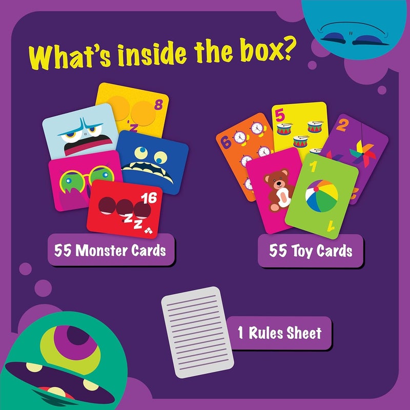 BINCA Card Game - Sleeping Monsters, Sneakiest Strategy & Suspense Game for Kids, Return Gifts for Birthdays, Fun for Family Game Night, Educational & Travel Gifts for Ages 5 & Up, 2-5 Players - Image 2