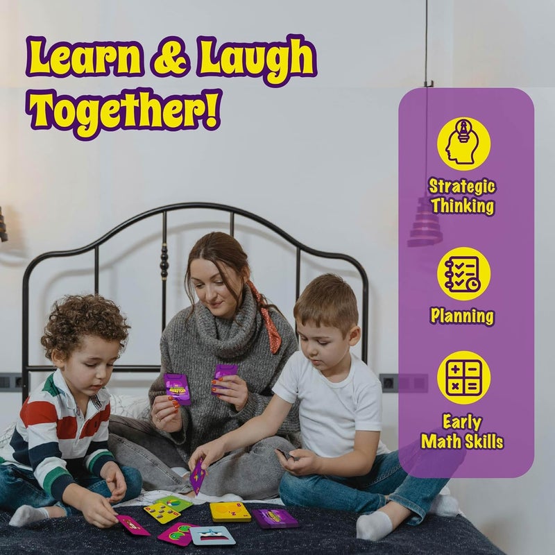 BINCA Card Game - Sleeping Monsters, Sneakiest Strategy & Suspense Game for Kids, Return Gifts for Birthdays, Fun for Family Game Night, Educational & Travel Gifts for Ages 5 & Up, 2-5 Players - Image 4