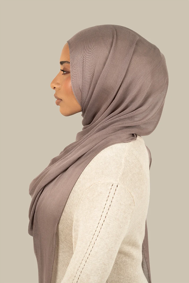 سيلكروز حجاب منسوج بإحكام بنقشة الحصى