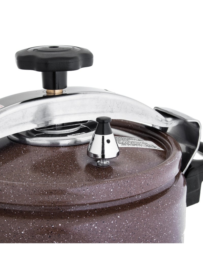 BASURRAH Granite pressure cooker 7 liters brown  - Image 3