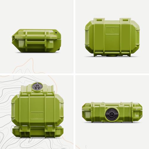 EVERGREEN 52 Waterproof Dry Box Protective Case - Travel Safe/Mil Spec/USA Made - for Cameras, Camping, Fishing, Hiking, Traveling, Water Sports, Knives, Survival (Green) - Image 2