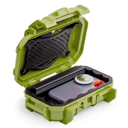 EVERGREEN 52 Waterproof Dry Box Protective Case - Travel Safe/Mil Spec/USA Made - for Cameras, Camping, Fishing, Hiking, Traveling, Water Sports, Knives, Survival (Green) - Image 1