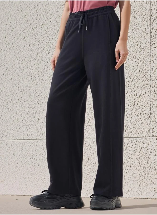 كابا Kappa Textured Track Pants with Drawstring Closure and Pockets