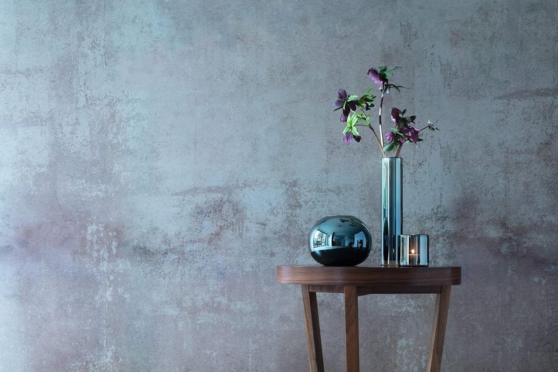 LSA Epoque Vase H30cm Sapphire/Lustre Elegant Tall Glass Flower Vase, Made in Poland - Image 4