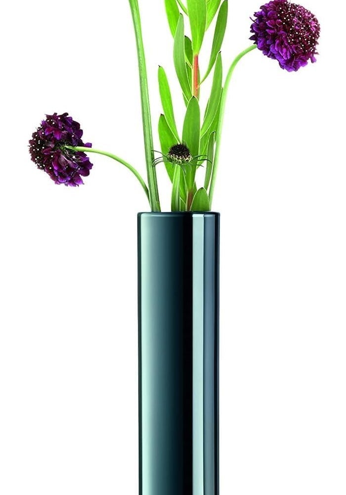 LSA Epoque Vase H30cm Sapphire/Lustre Elegant Tall Glass Flower Vase, Made in Poland - Image 1