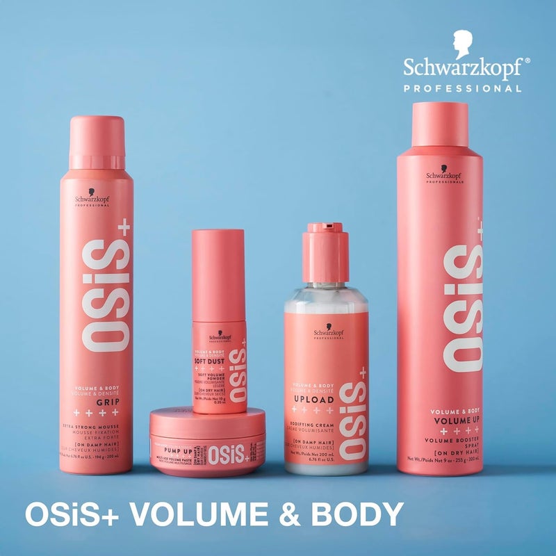 OSiS+ Upload Volume & Body Cream for Hair, 6.75 oz â€“ Light Hold Volumizing Hair Treatment â€“ Creates Volume & Fuller Hair - Vegan Formula with Heat Protection - Image 3