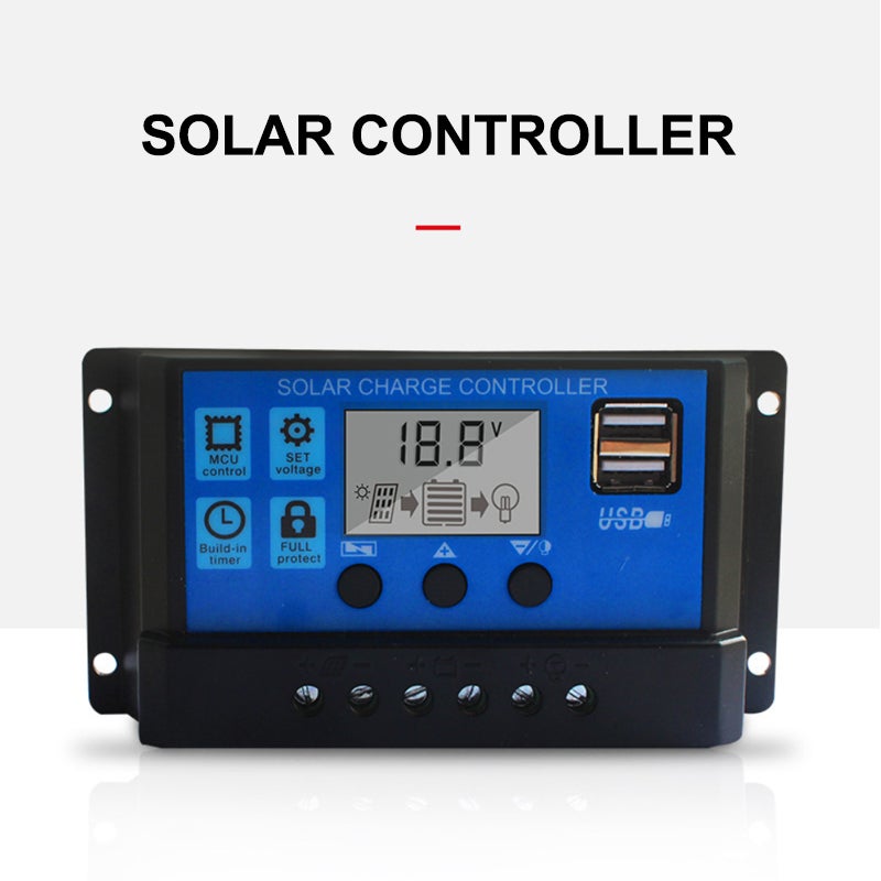 50A منظم شحن شمسي 12V/24V مع تحديد تلقائي وعرض LED وشحن بطارية شمسي PWM - Image 5