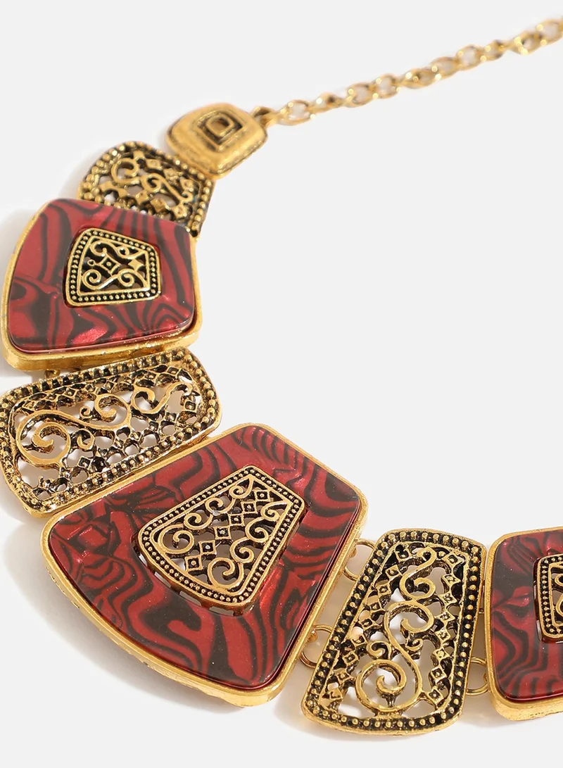 SOHI Party Statement Artificial Necklace Jewellery