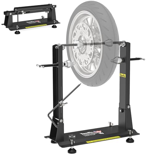 Tanfix Motorcycle Wheel Balance Stand, Heavy-Duty Single-Axle Wheel Balancing Tool for Static & Dynamic Tire Alignment, Balancer for Sport and Dirt Bike Wheels (Heavy-Duty Version) - Image 1