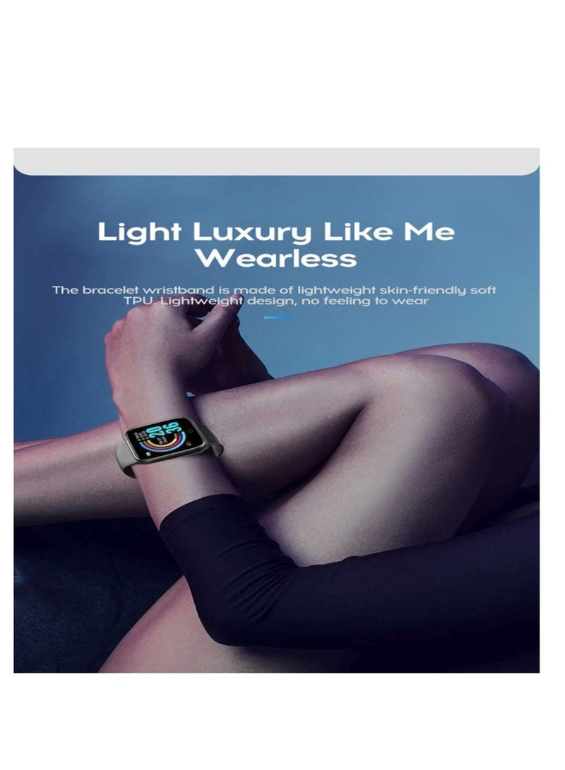 Excefore Smart Watch, Sport Waterproof Smartwatch, Fitness Tracker with Heart Rate Blood Pressure, Sleep Monitor, Sleep Monitor,Message Call Reminder Smart Watch, Compatible for iOS/Android - Image 4