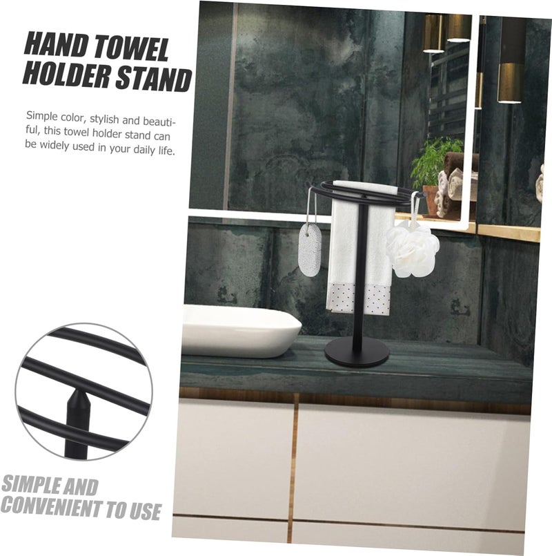 Stainless Towel Holder Stand Towel Rack for Bathroom Space-Saving Vertical Design and and Commercial Use - Image 5
