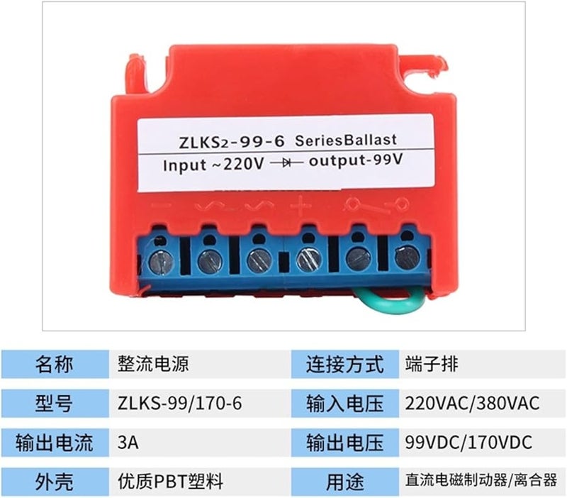 ZL3 Fast Brake Motor Rectifier Module ZLKS Series Power Supply Unit Zlo 6 Full Wave - Image 3
