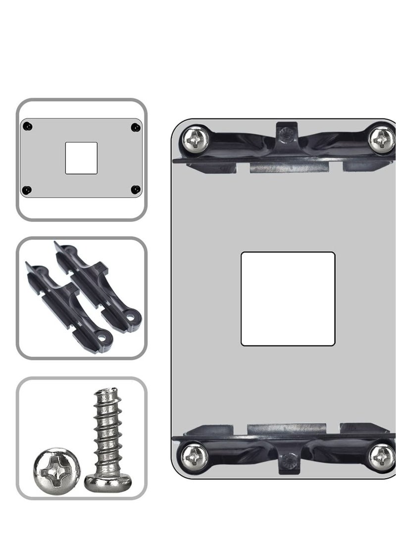 Y&D 2 PCS AM4 Durable CPU Heatsink Bracket, Hook-Type Air-Cooled or Partially Water-Cooled Radiators, Suitable for (Black)  - Image 3