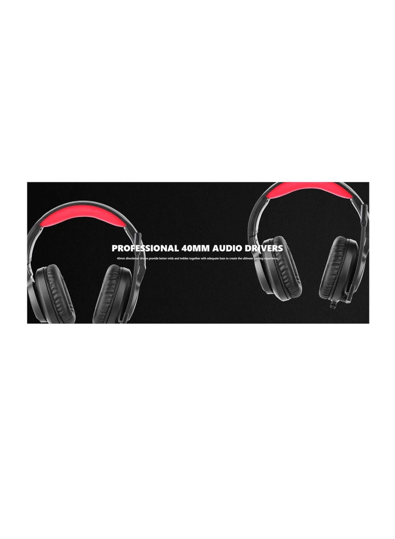Marvo Marvo HG8958 Wired RGB Gaming Headset - Black  - Image 3