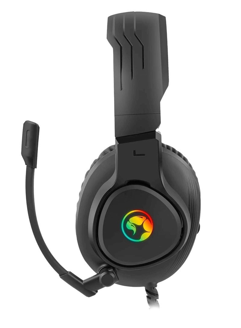 Marvo Marvo HG8958 Wired RGB Gaming Headset - Black  - Image 5