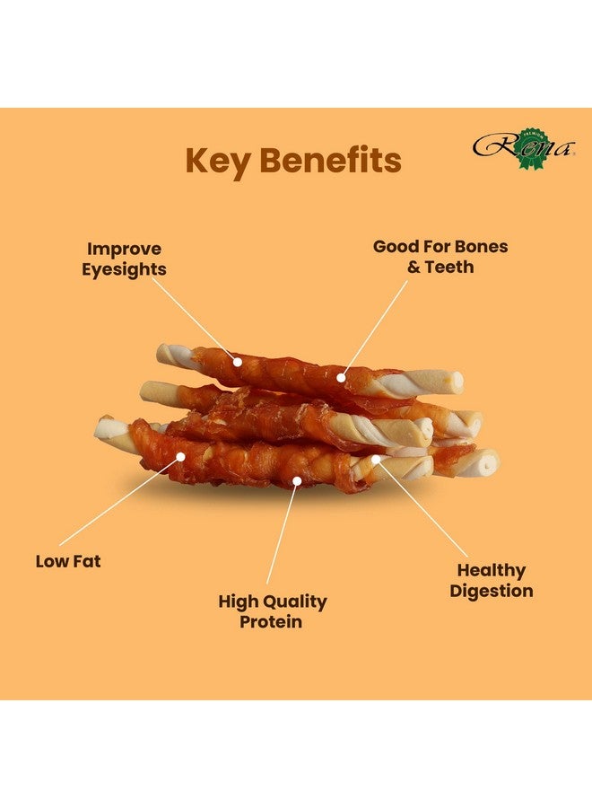 Rena Treats Combo:  Love Snack Chicken Wrapped Double Sticks And Dogaholic Milky Chews Sticks Dog Treat- Protein Rich Tasty Snacks For All Dog Breeds - Image 4