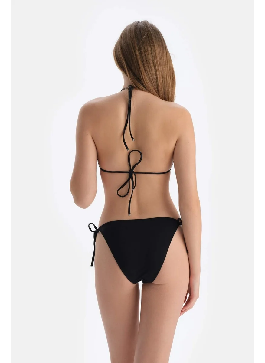 dagi Black Spaghetti Bikini Bottom