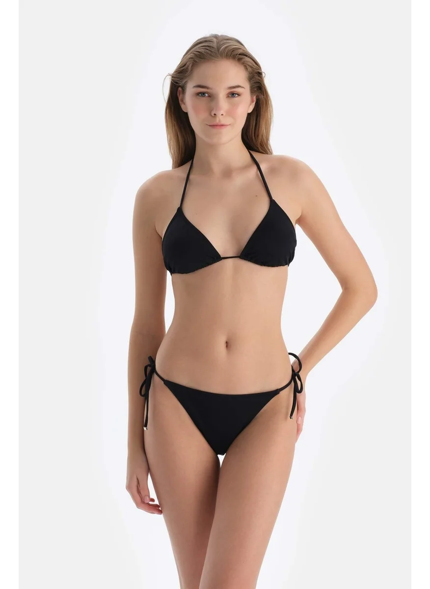 dagi Black Spaghetti Bikini Bottom