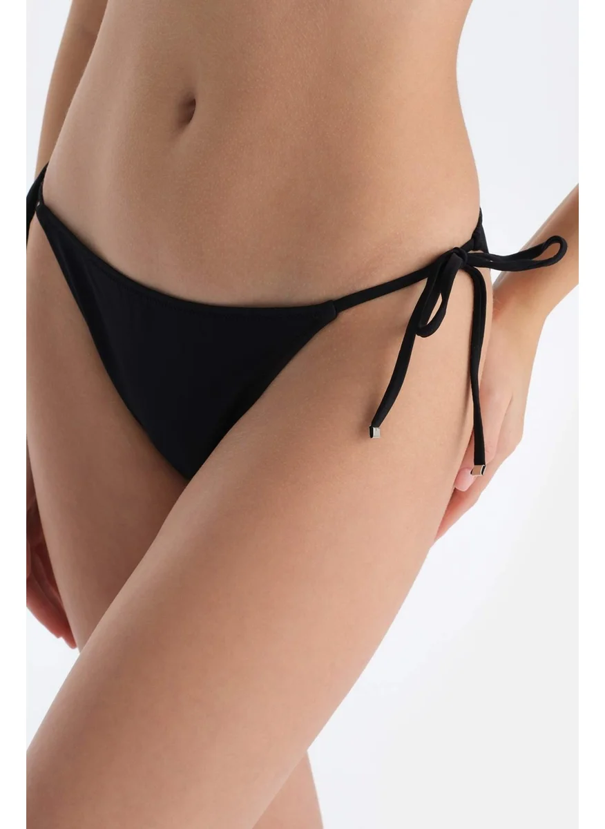 dagi Black Spaghetti Bikini Bottom