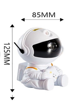 ZCM-HAPPY Astronaut Nebula Starry Sky Laser Light Projector With Remote Control White Star  - Image 3