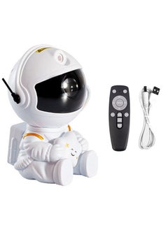 ZCM-HAPPY Astronaut Nebula Starry Sky Laser Light Projector With Remote Control White Star  - Image 2
