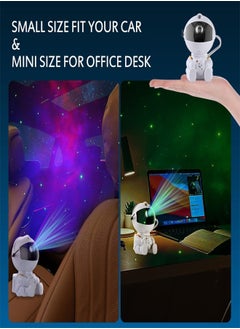 ZCM-HAPPY Astronaut Nebula Starry Sky Laser Light Projector With Remote Control White Star  - Image 5