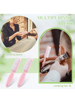 Patelai 12 Pcs Barber Clipper Brush Blade Trimmer Cleaning Brush for Fades Nail Neck Duster Manicure Salon(Light Pink)  - Image 5
