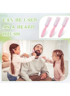 Patelai 12 Pcs Barber Clipper Brush Blade Trimmer Cleaning Brush for Fades Nail Neck Duster Manicure Salon(Light Pink)  - Image 3