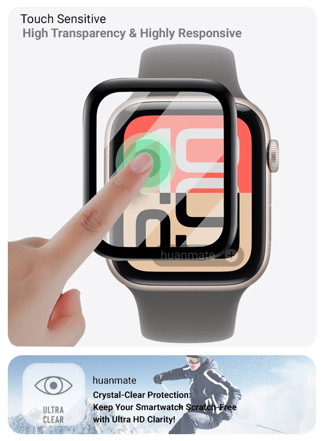 huanmate Apple Watch SE 3 40mm Premium Screen Protector- Crisp Clarity, Ultimate Safety, Shield Against Smudges, Reliable Quality, Easy Installation & Removal - Image 4