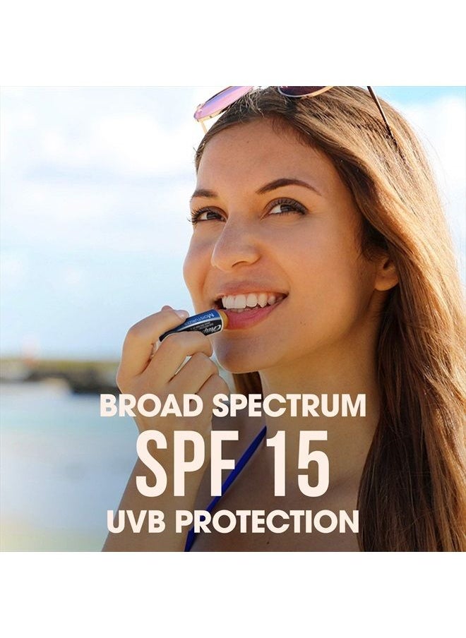 chapstick Moisturizer Original Lip Balm Tubes, SPF 15 and Skin Protectant - 0.15 Oz (Pack of 12)  - Image 4