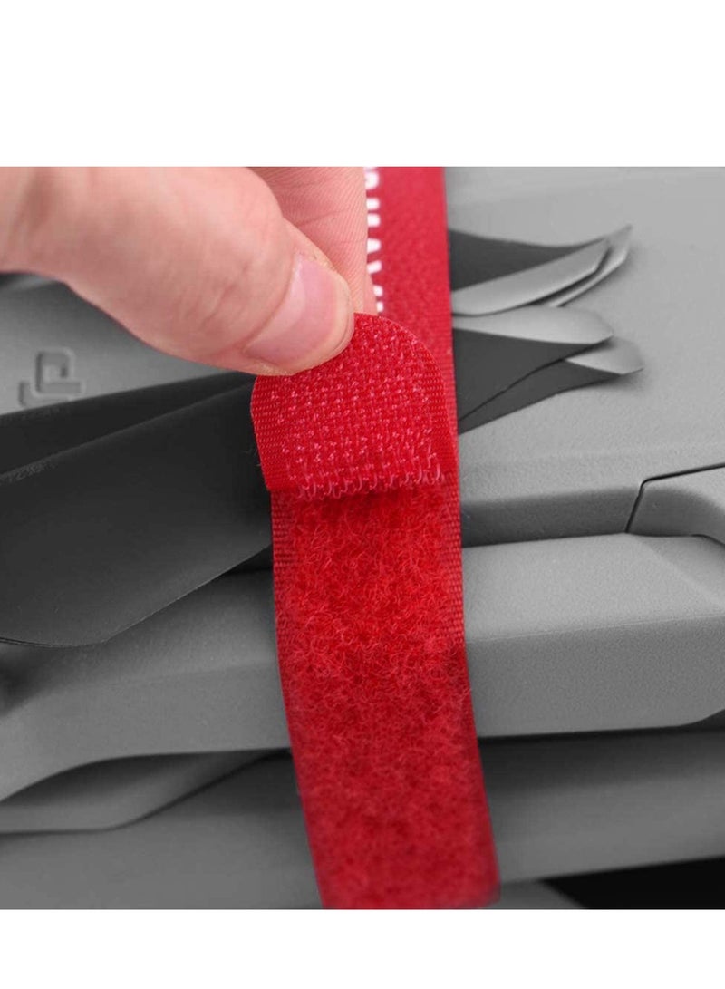 SYOSI 2Pcs Propeller Blade Tape Straps Holder Protection Protector For Drone Accessories Red - Image 3