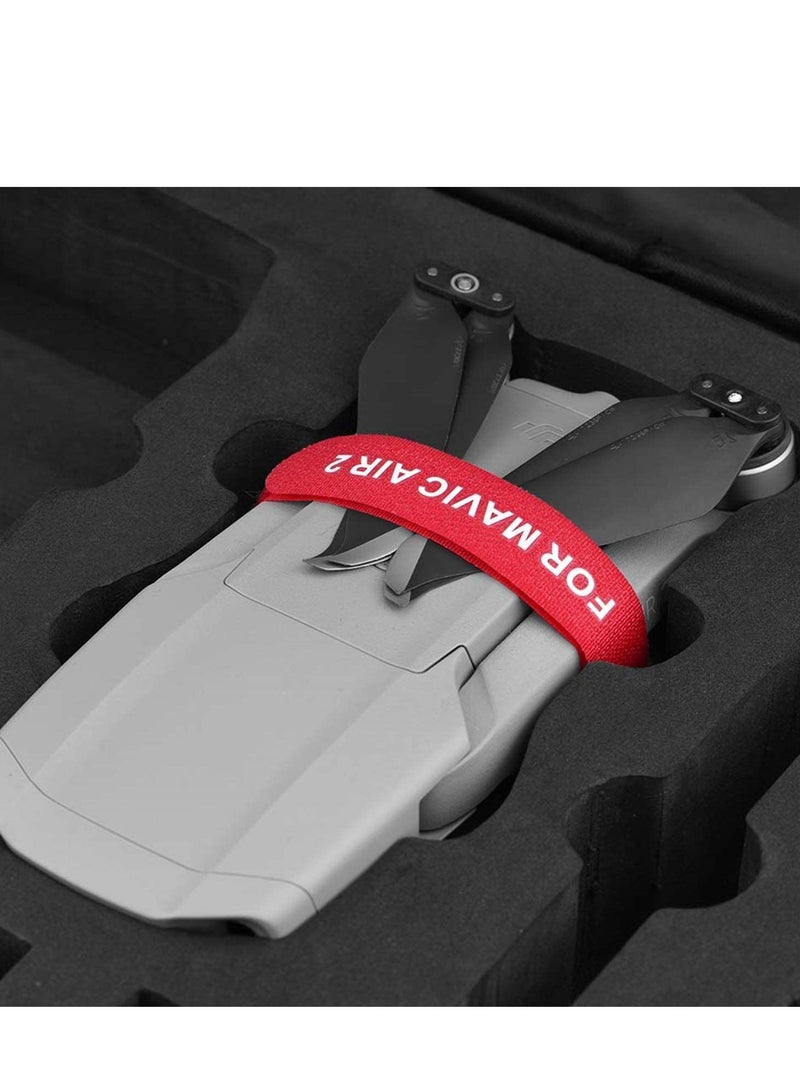 SYOSI 2Pcs Propeller Blade Tape Straps Holder Protection Protector For Drone Accessories Red - Image 4