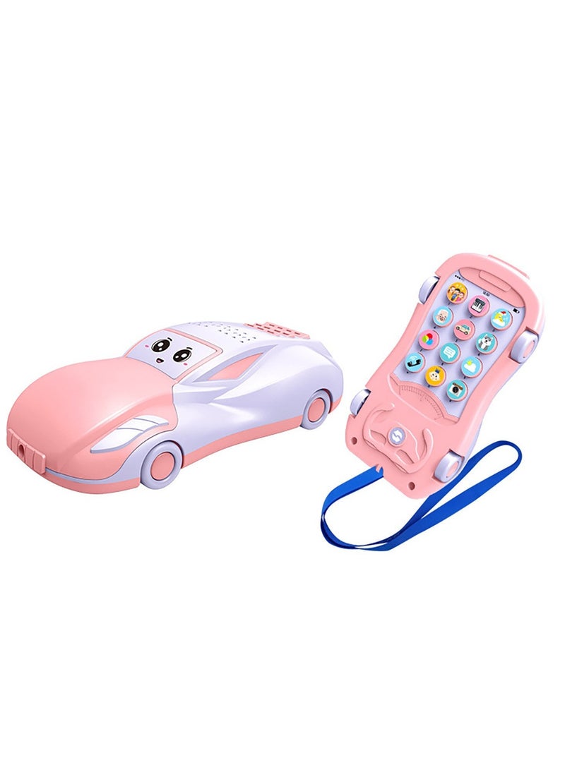 general Kids Early Learning Toy, Bilingual Early Learning Phone Toy Car with Music and Vibration  - Image 1