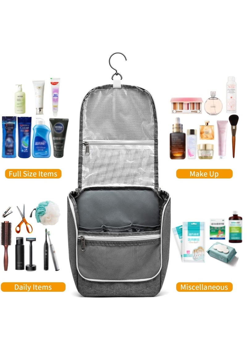 SYOSI Hanging Toiletry Bag Travel Bag for Men Women Water-resistant Makeup Bag Cosmetic Bag Travel Organizer for Accessories - Image 3