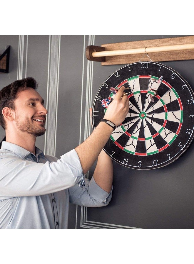 Famous Quality Famous Quality Special Metal Wiring tip 18'' Double Faced Flock Printing Thickening Family Game Dart Board with 6 Needle - (18 x 18'' inch)- Multi Color, Pack of 1 Set - Image 3