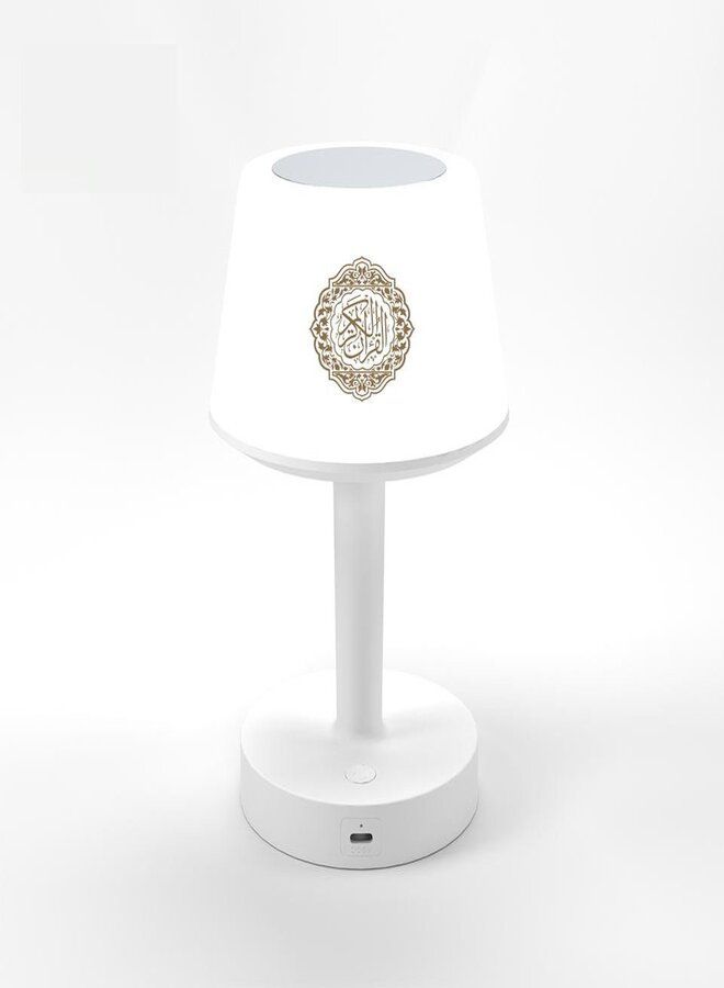 DETREND Azan Clock Quran Player Desk Lamp White - Image 2