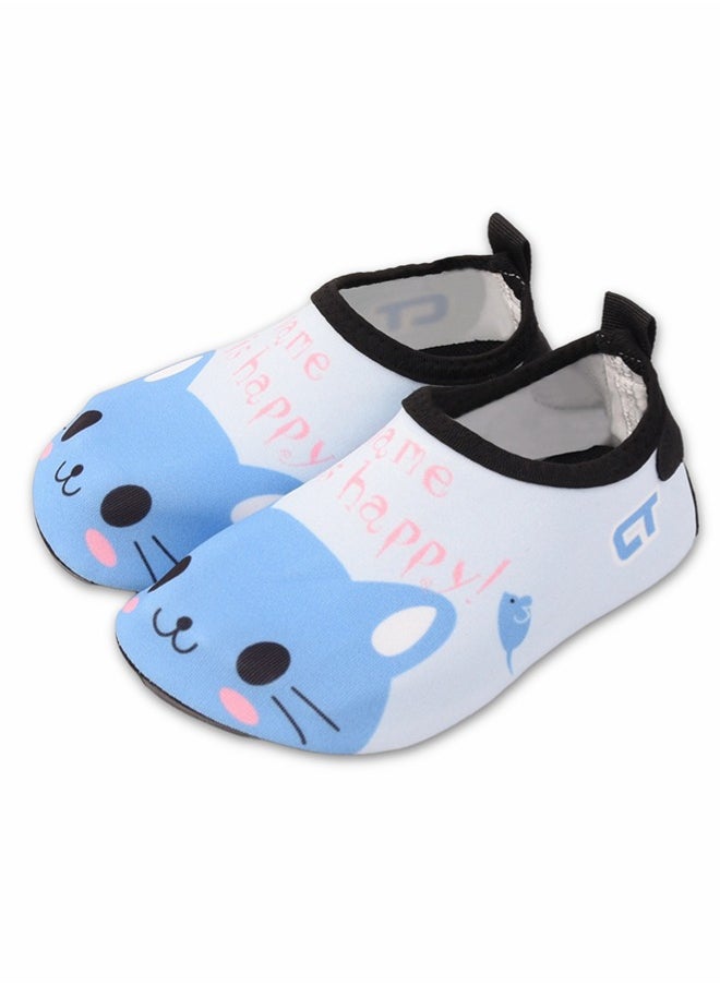 ShebSheb - Toddler Baby Boys Girls Water Shoes for Kids, Non-Slip Swimming Shoes Barefoot Skin Aqua Socks for Beach Swim Pool - Image 1