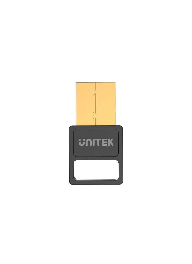 UNITEK USB Bluetooth Adapter for PC, Bluetooth5.3, Bluetooth Dongle Receiver Support Windows 11/ 10/8.1/8 for Desktop, Laptop, Mouse, Keyboard, Printers, Headsets, Speakers, Gaming Controllers. Support Up to 7 devices same time. 30M Coverage,  - Image 2