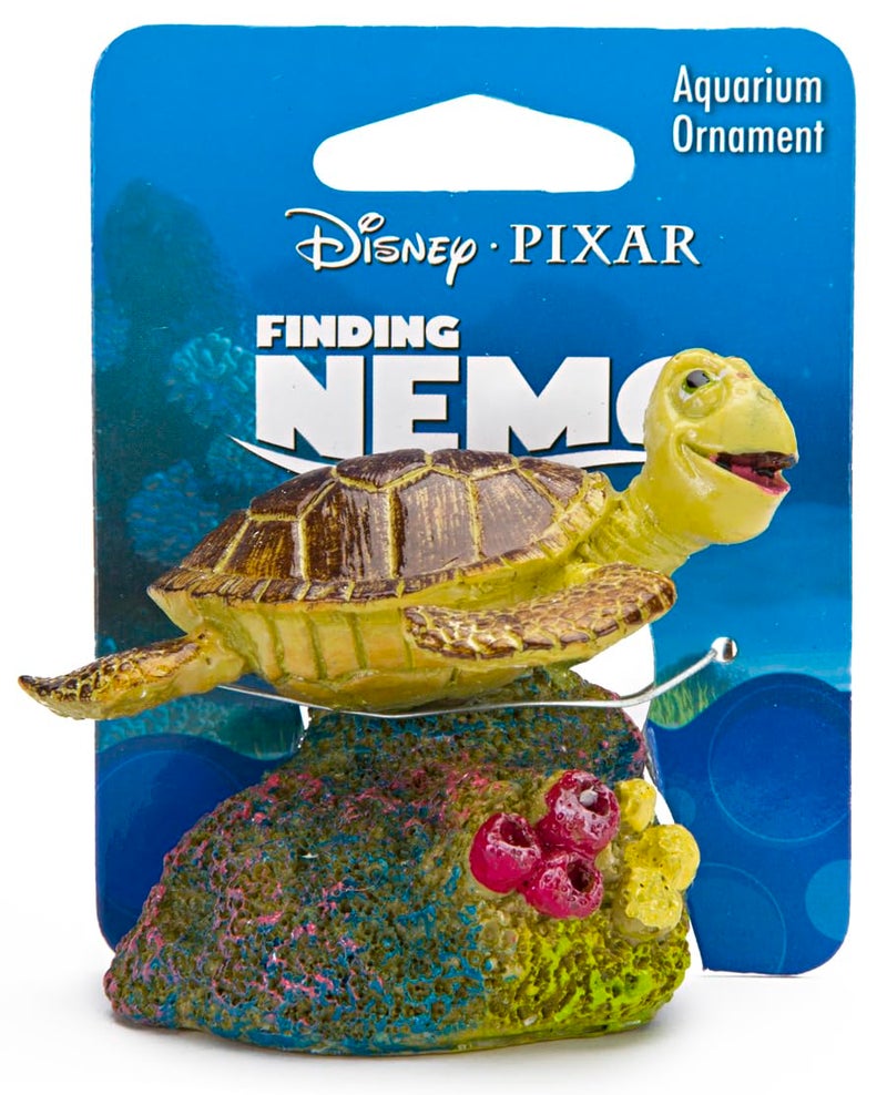 Penn Plax Penn-Plax Finding Nemo Resin Ornament Aquarium Decor, Crush, 3" x 2.5" x 2.5" - Image 3
