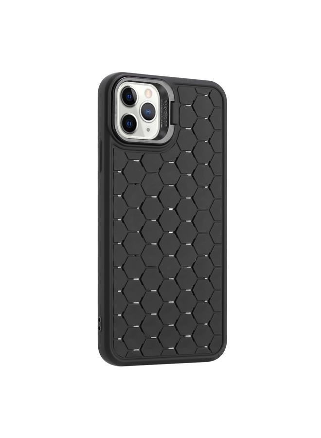 Zaboon Case For iPhone 11 Pro Max Honeycomb Radiating Lens Holder TPU Phone Case - Image 4