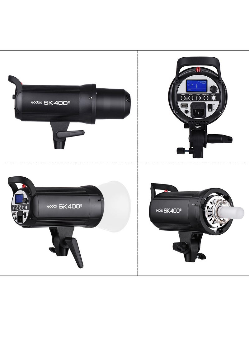 Godox Professional Compact 400Ws Studio Flash Strobe Light Built-in Godox 2.4G Wireless X System GN65 5600K with 150W Modeling Lamp for E-commerce Product Portrait Lifestyle Photography - Image 5