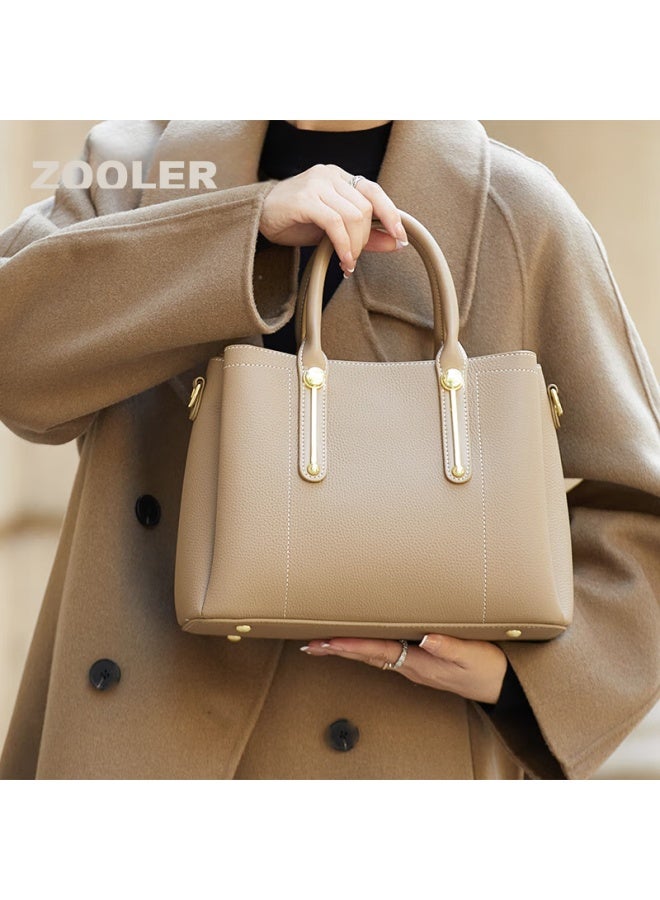 ZOOLER Zhu'er Handbag, Women's Leather Tote Bag, Mom Bag, Crossbody Bag, Ladies' Purse, Practical Women's Bag, Mother's Day Gift - Image 1