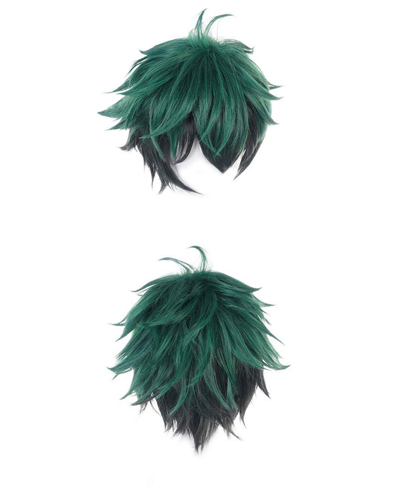 miccostumes Mens Cosplay Wig Green Green