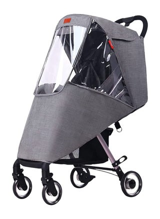 Stroller Rain Cover Universal Weather Shield for Pushchair Stroller Buggy Pram Pushchair Rain Cover with Zip Rain Cover for Pram Baby Travel Weather Shield Fit Most Strollers - pzsku/ZC1C3B90BA01D9CABA313Z/45/_/1725544944/be7aeaf4-4e49-4b55-a0e2-d2b2271de43f
