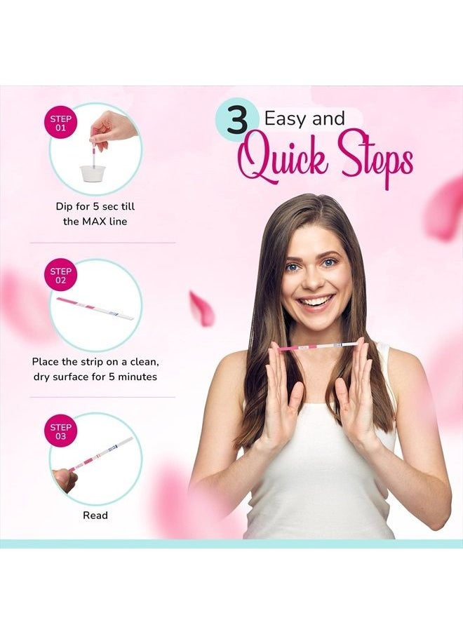 Clinical Guard - ClinicalGuard® Pregnancy Test Strips, Individually Sealed Early Home Detection HCG Test Pregnancy Kit (Pack of 25 Pregnancy Tests) - Image 1